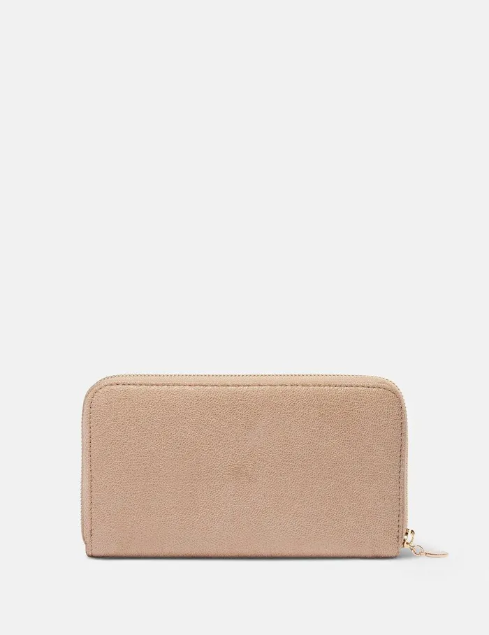 Stella McCartney Iconic Falabella Women Falabella Zip Continental Wallet Butter Cream