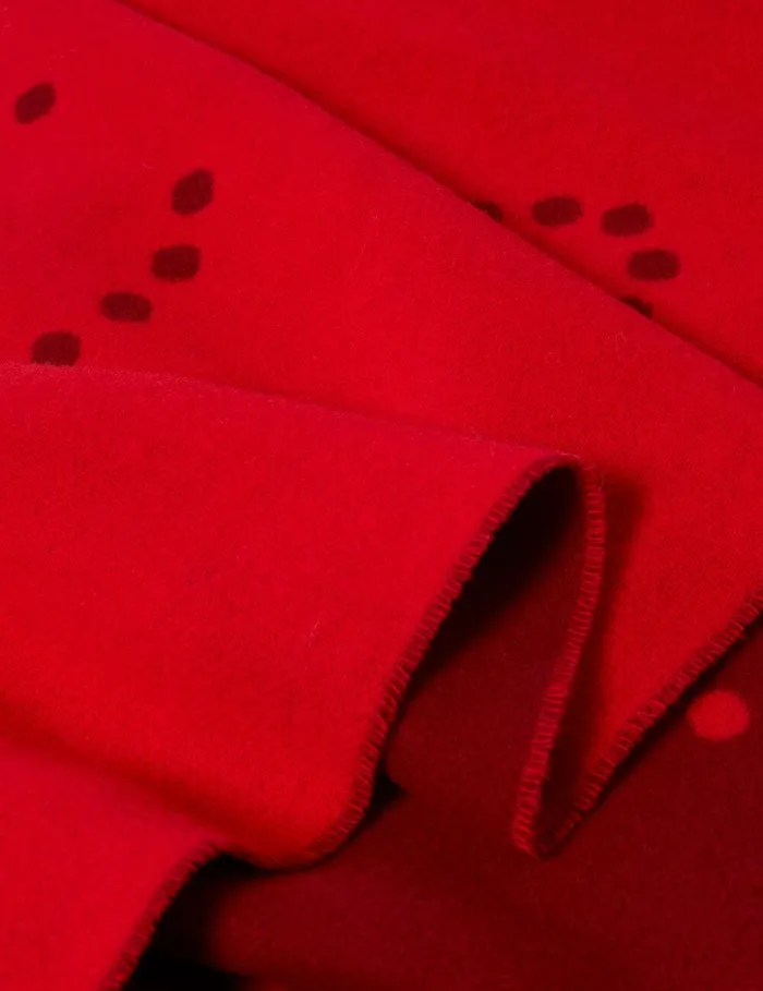 Stella McCartney Knitwear Women Moniker Print Logo Scarf Lipstick Red Stella McCartney Knitwear Women Moniker Print Logo Scarf Lipstick Red