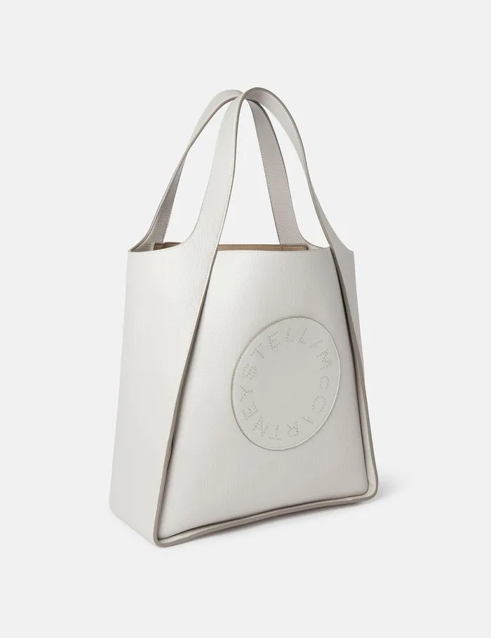 Stella McCartney Logo Bag Women Logo Tote Bag Fog Grey Stella McCartney Logo Bag Women Logo Tote Bag Fog Grey
