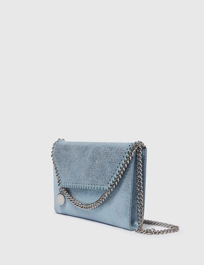 Stella McCartney Mini Bags And Clutches Women Falabella Wallet Crossbody Bag Sapphire Blue Stella McCartney Mini Bags And Clutches Women Falabella Wallet Crossbody Bag Sapphire Blue
