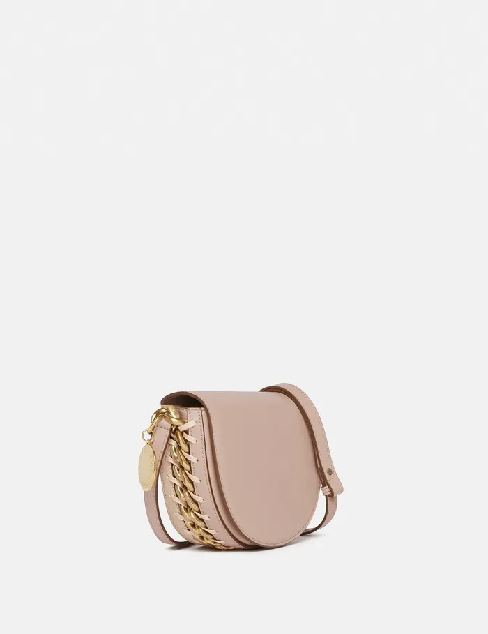 Stella McCartney Mini Bags And Clutches Women Frayme Small Flap Shoulder Bag Blush Stella McCartney Mini Bags And Clutches Women Frayme Small Flap Shoulder Bag Blush