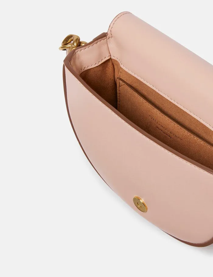 Stella McCartney Mini Bags And Clutches Women Frayme Small Flap Shoulder Bag Blush Stella McCartney Mini Bags And Clutches Women Frayme Small Flap Shoulder Bag Blush