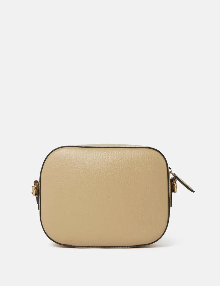 Stella McCartney Mini Bags And Clutches Women Logo Camera Crossbody Bag Butter Yellow