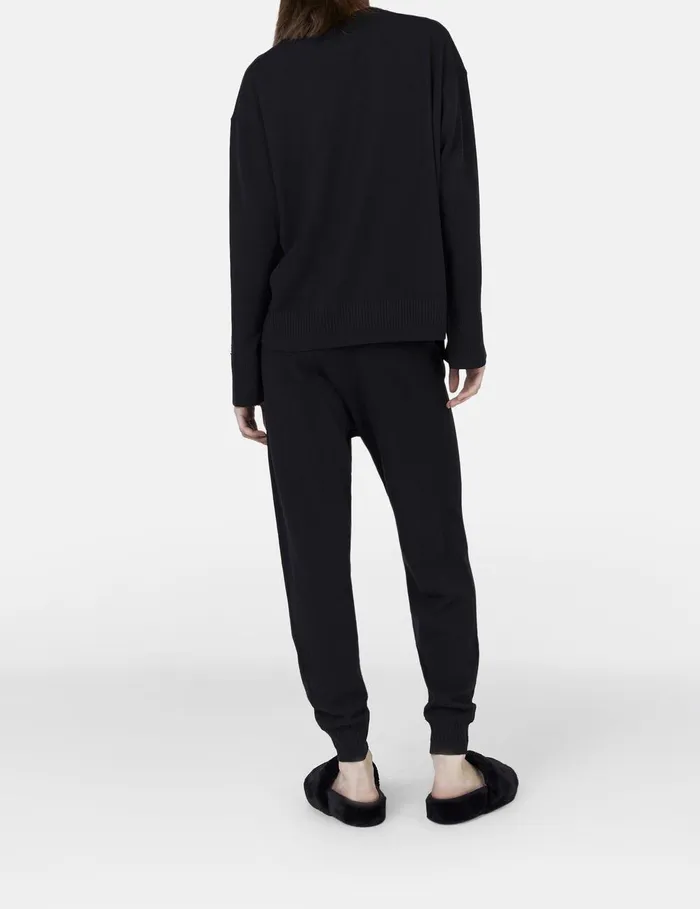 Stella McCartney Pants And Shorts Women MidRise Tapered Sweatpants Black