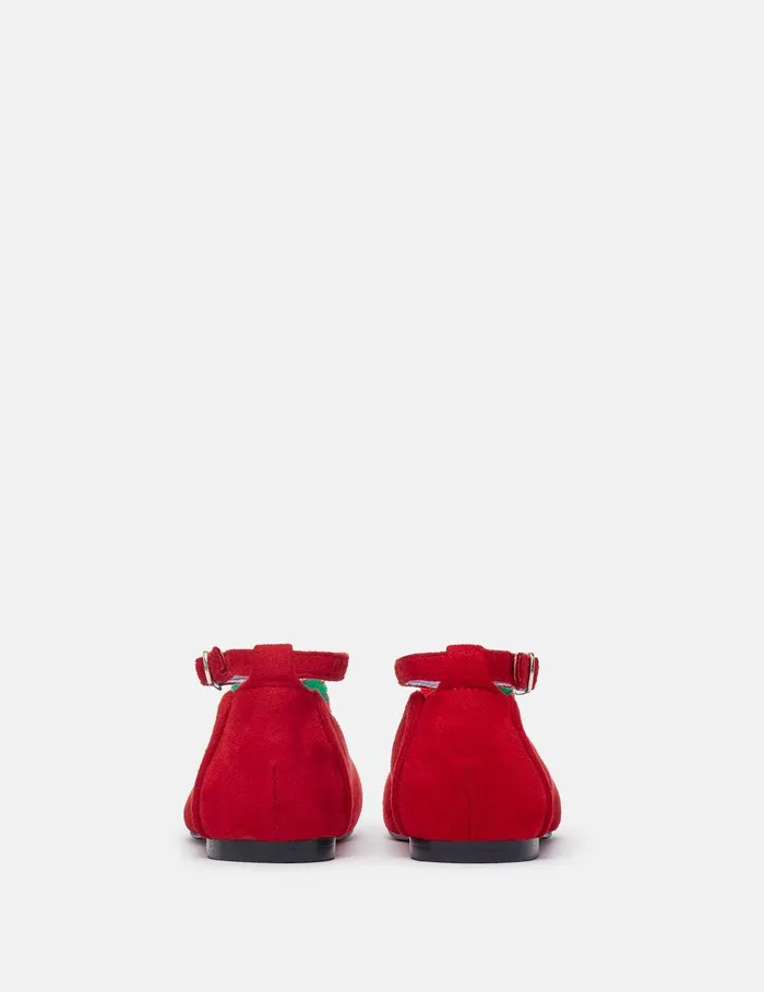 Stella McCartney Shoes And Bags Kids Fluffy Fruit Tassel Ballet Flats Red Stella McCartney Shoes And Bags Kids Fluffy Fruit Tassel Ballet Flats Red