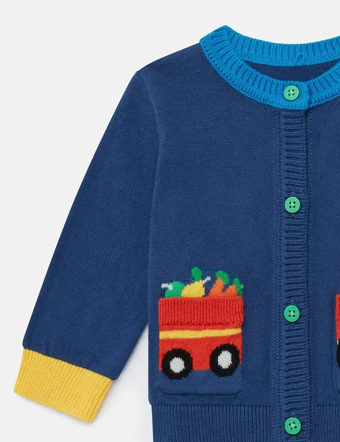 Stella McCartney Sweatshirt And TShirts Kids Farmyard Graphic Knitted Cardigan Multicolour Stella McCartney Sweatshirt And TShirts Kids Farmyard Graphic Knitted Cardigan Multicolour