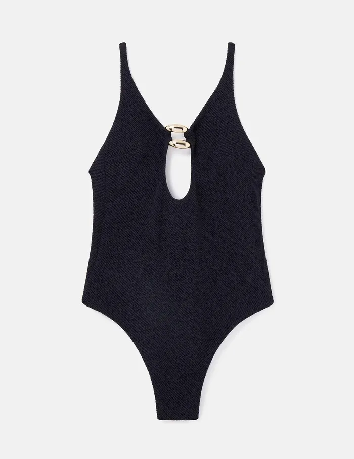 Stella McCartney Swimwear Women Falabella Pop CutOut Swimsuit Black