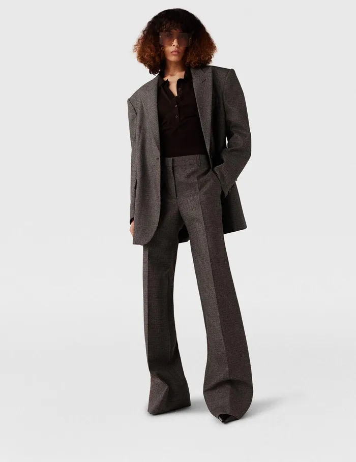 Stella McCartney Tailoring Women LowRise Bootcut Pants Charcoal Grey Stella McCartney Tailoring Women LowRise Bootcut Pants Charcoal Grey