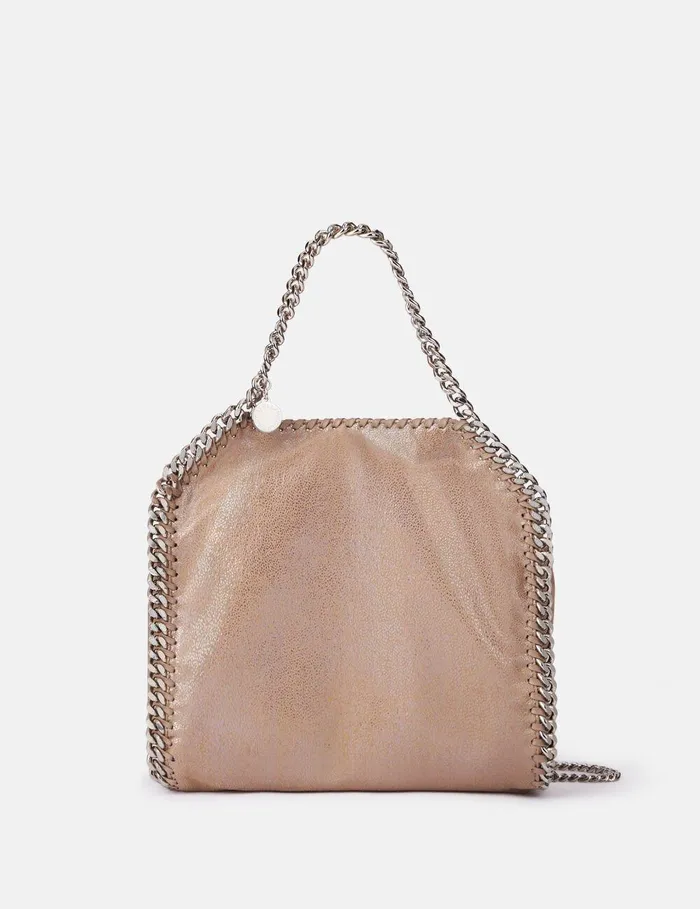 Stella McCartney TopHandle Bags Women Falabella Pearl Mini Tote Bag Dusty Pink