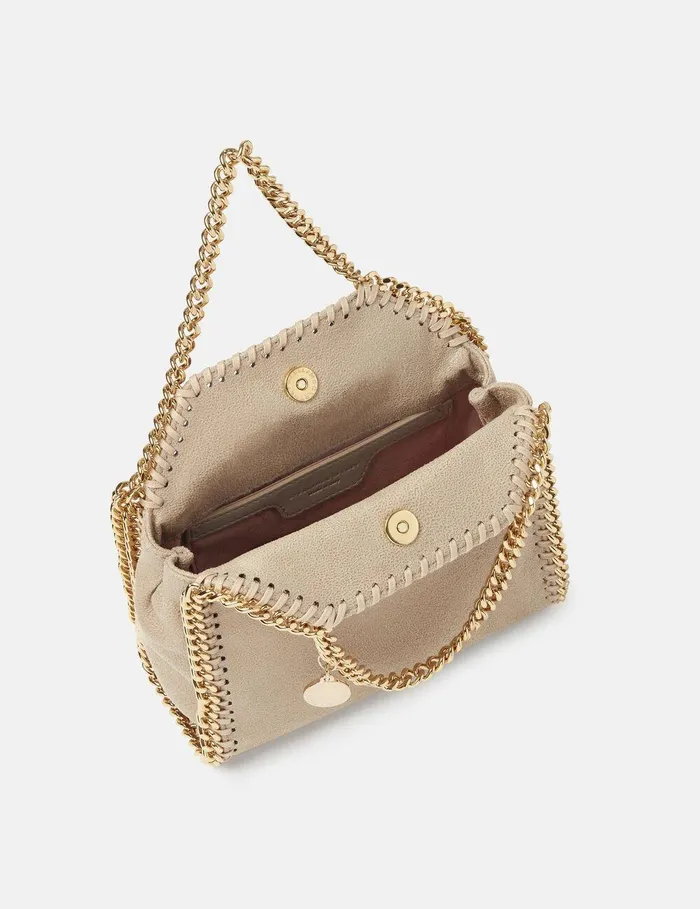 Stella McCartney TopHandle Bags Women Falabella Tiny Tote Bag Butter Cream Stella McCartney TopHandle Bags Women Falabella Tiny Tote Bag Butter Cream