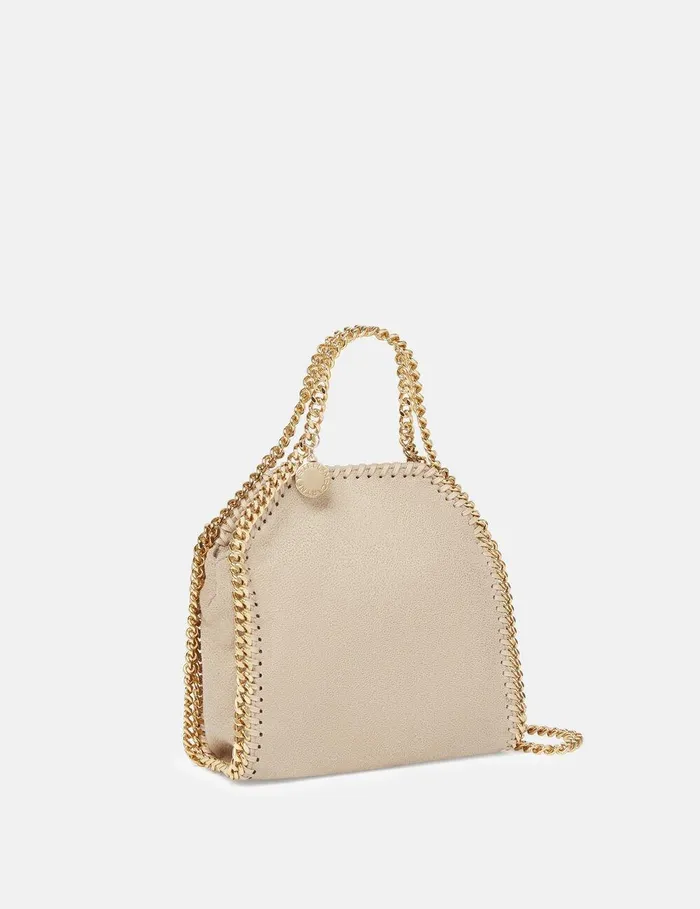 Stella McCartney TopHandle Bags Women Falabella Tiny Tote Bag Butter Cream Stella McCartney TopHandle Bags Women Falabella Tiny Tote Bag Butter Cream