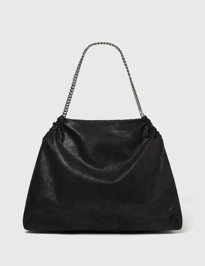 Stella McCartney Tote Bags Women Falabella Drawstring Tote Bag Black