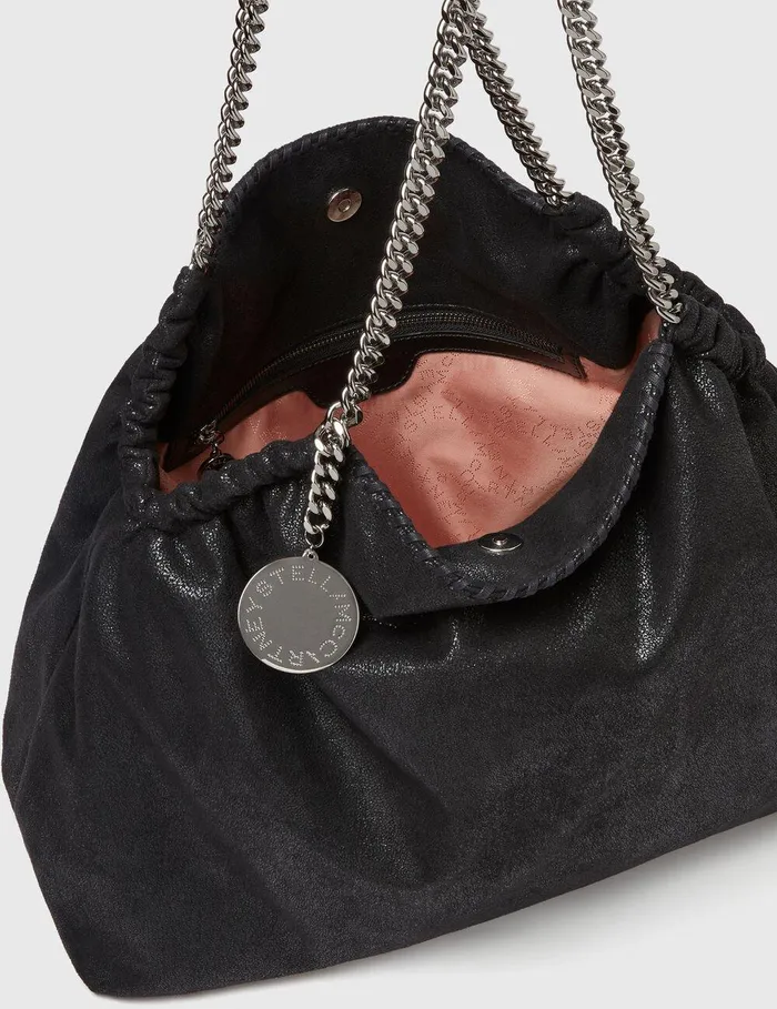 Stella McCartney Tote Bags Women Falabella Drawstring Tote Bag Black