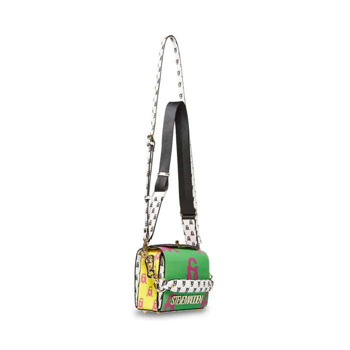 Steve Madden Bkinder Green Multi Womens Shoulder Bags Steve Madden Bkinder Green Multi Womens Shoulder Bags