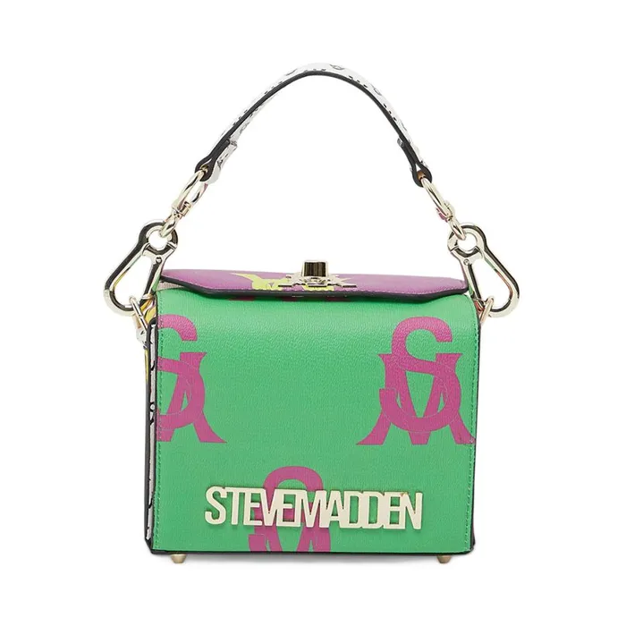 Steve Madden Bkinder Green Multi Womens Shoulder Bags Steve Madden Bkinder Green Multi Womens Shoulder Bags