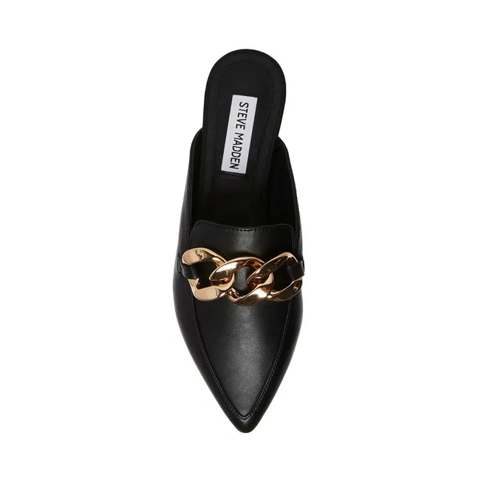 Steve Madden Finely Black Womens Flats