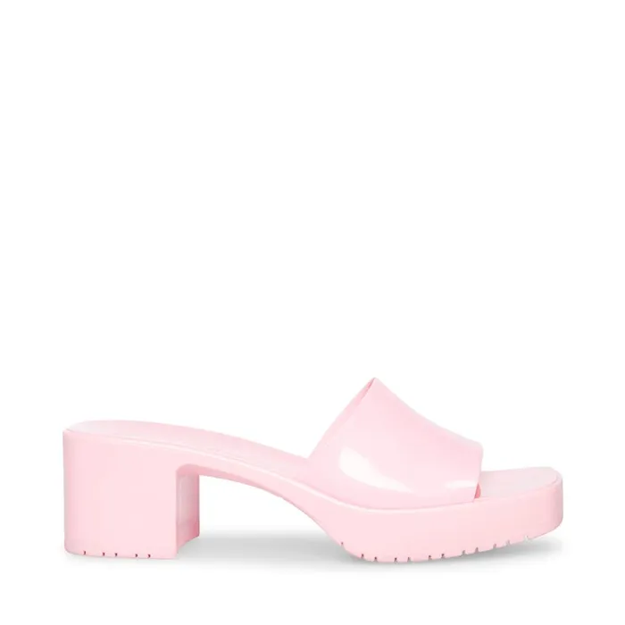 Steve Madden Harlin Pink Womens Mules