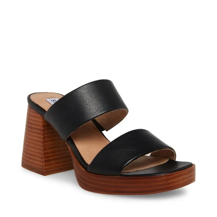 Steve Madden Kaia Black Womens Mules Steve Madden Kaia Black Womens Mules
