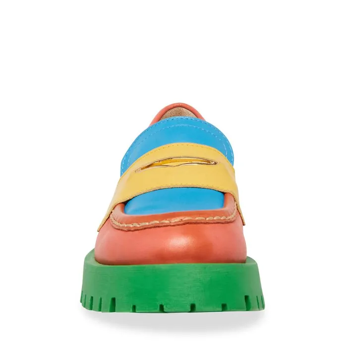 Steve Madden Lawrence Bright Multi Womens Loafers