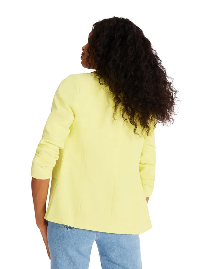 Steve Madden Neon Blazer Yellow Womens Jackets and Coats