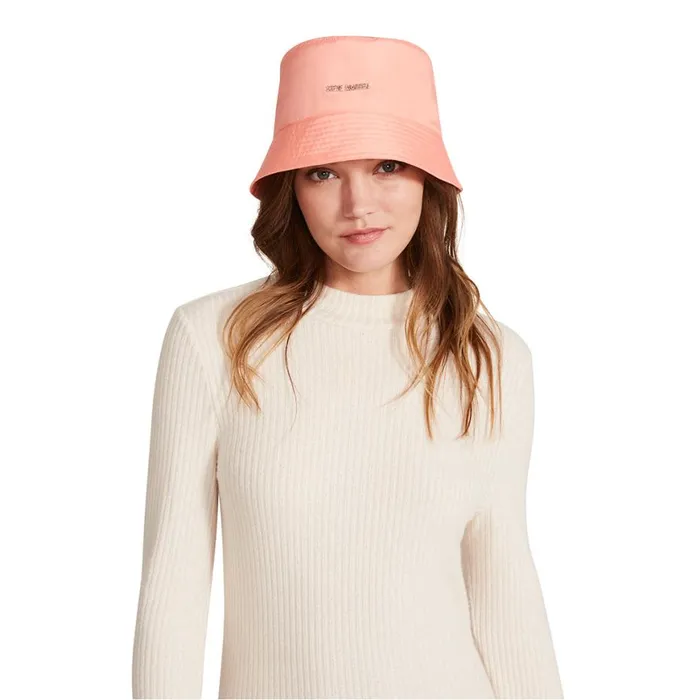 Steve Madden Nylon Bucket Hat Coral Womens Hats and Hair Accessories Steve Madden Nylon Bucket Hat Coral Womens Hats and Hair Accessories