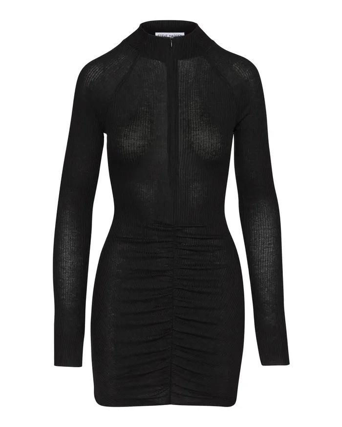 Steve Madden Reversible Mini Dress Black Womens Dresses Steve Madden Reversible Mini Dress Black Womens Dresses