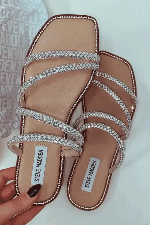 Steve Madden Starie Rhinestones Womens Sandals Steve Madden Starie Rhinestones Womens Sandals
