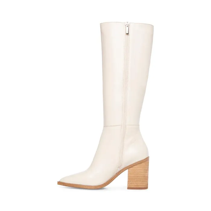 Steve Madden Tove Bone Leather Womens Boots