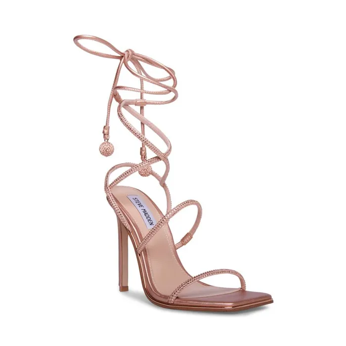 Steve Madden Unveil Rose Gold Womens Heels