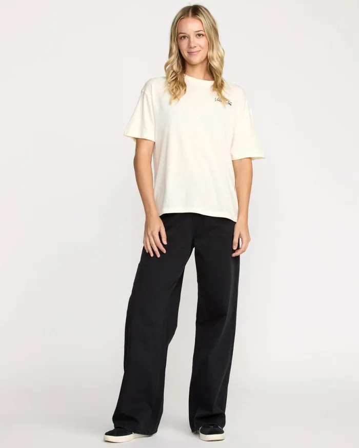 Stone Dream Boyfriend Tee 8211 Bone Womens Volcom Tops
