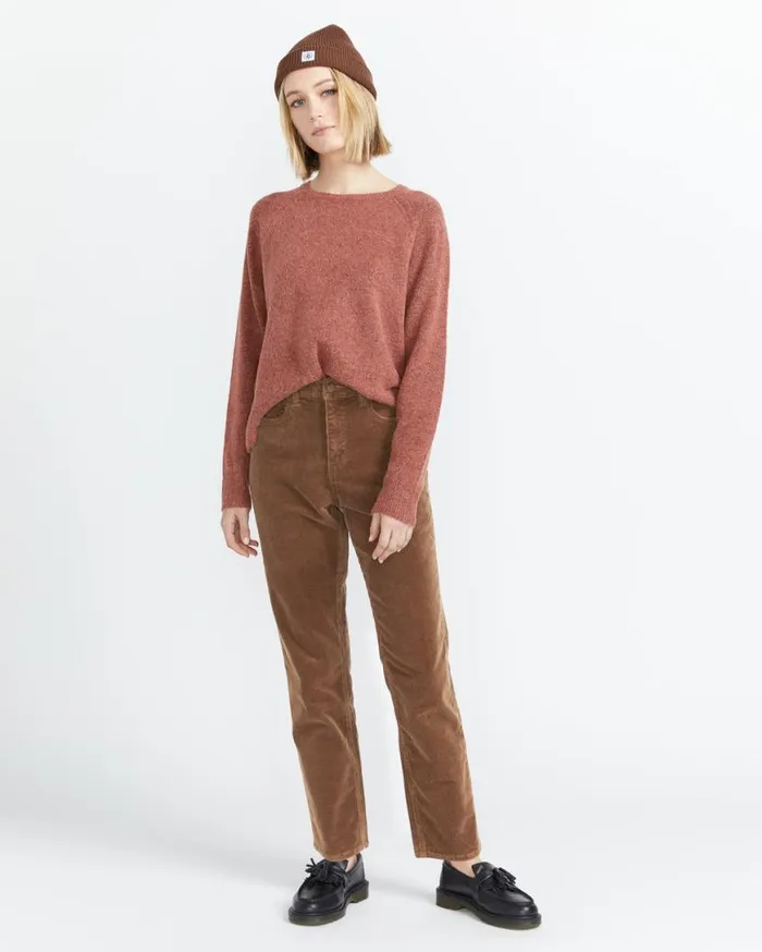 Stoned Straight Jeans 8211 Bear Brown Womens Volcom Bottoms