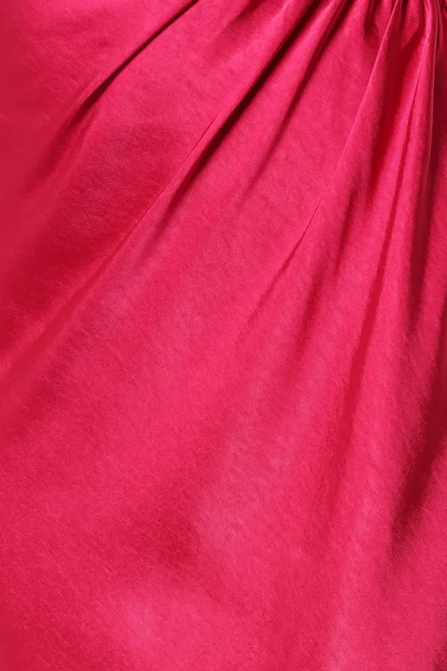 Strapless Dresses Saraya Midi Dress Hot Pink 8211 Petal and Pup Women