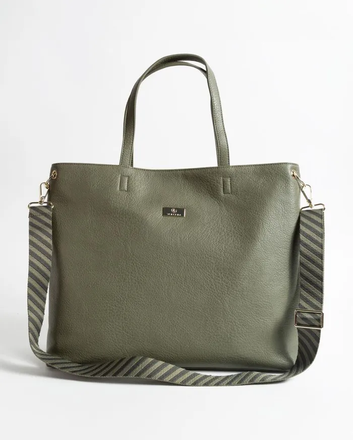 Strapped Laptop Tote 8211 Army Womens Volcom Bags and Backpacks