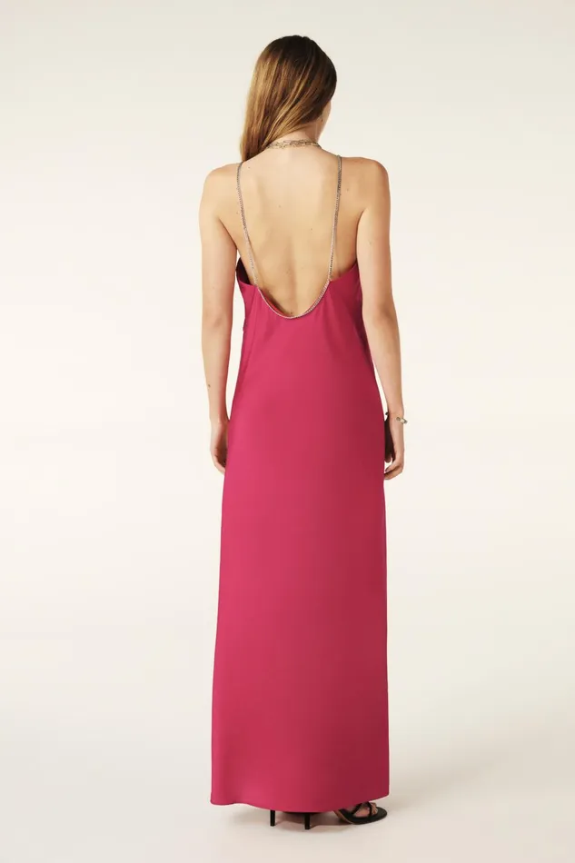 Strappy Maxi Dress Calix Red Women Baandsh Dresses