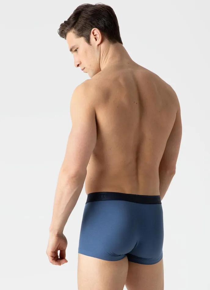 Stretch Cotton Trunks Atlantic Blue Men SUNSPEL Trunks and Shorts