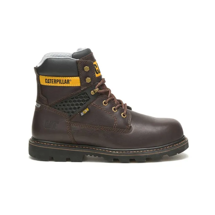 Structure Cool Composite Toe Work Boot Dark Brown Men Cat Footwear Boots