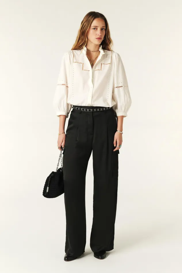 Suit Pants Cary Black Women Baandsh Pants and Jeans