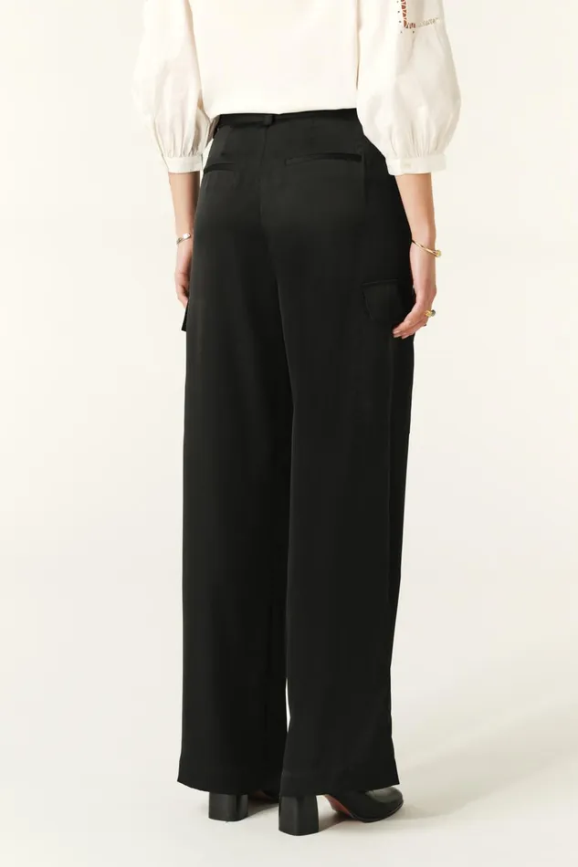 Suit Pants Cary Black Women Baandsh Pants and Jeans