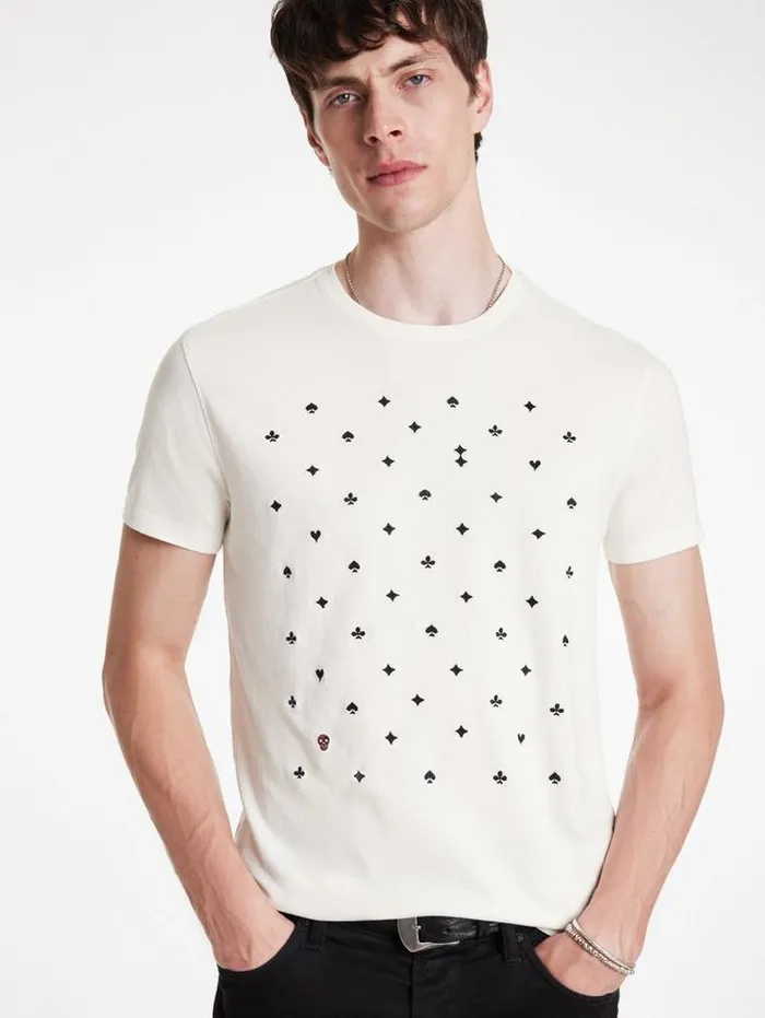 SUITS TEE Salt Men John Varvatos Graphic Tees