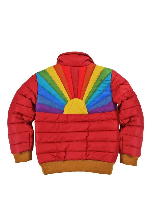 Sunburst Jacket 8211 Red Kids Aviator Nation Outerwear