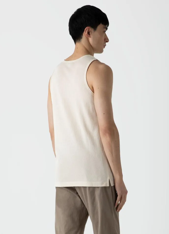 Sunspel X MR PORTER Riviera Tank Undyed Men SUNSPEL Tshirts