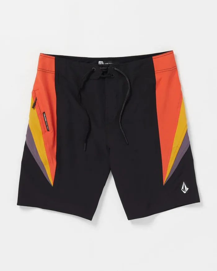 Surf Vitals Jack Robinson ModTech Trunks 8211 New Black Mens Volcom Boardshorts and Trunks