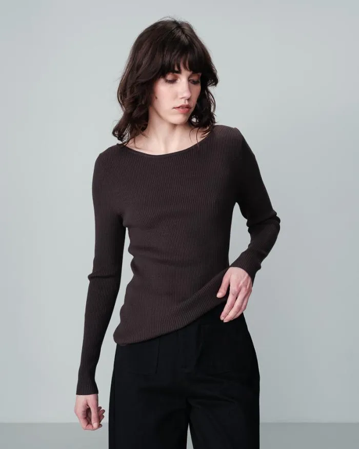 SWEATER ANTHRACITE NATEO Shop Grace and Mila Plain Jumpers