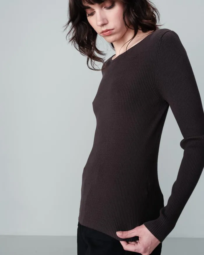 SWEATER ANTHRACITE NATEO Shop Grace and Mila Plain Jumpers