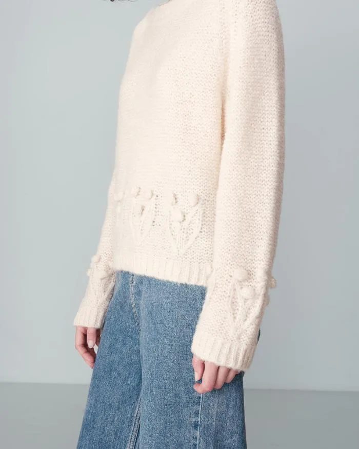 SWEATER ECRU NAURINE Shop Grace and Mila Plain Jumpers