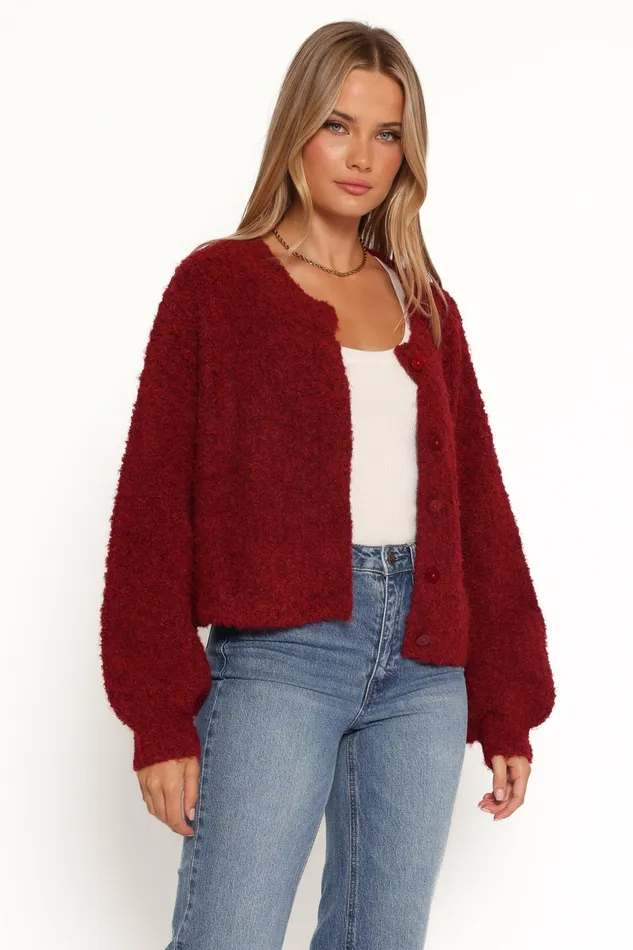 Sweaters Albertine Cardigan Wine Petal and Pup Women