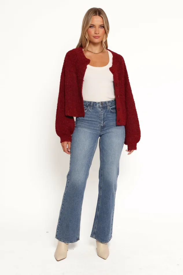 Sweaters Albertine Cardigan Wine Petal and Pup Women