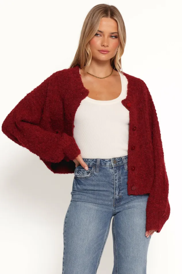 Sweaters Albertine Cardigan Wine Petal and Pup Women