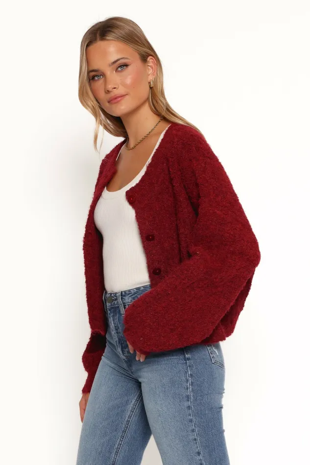 Sweaters Albertine Cardigan Wine Petal and Pup Women