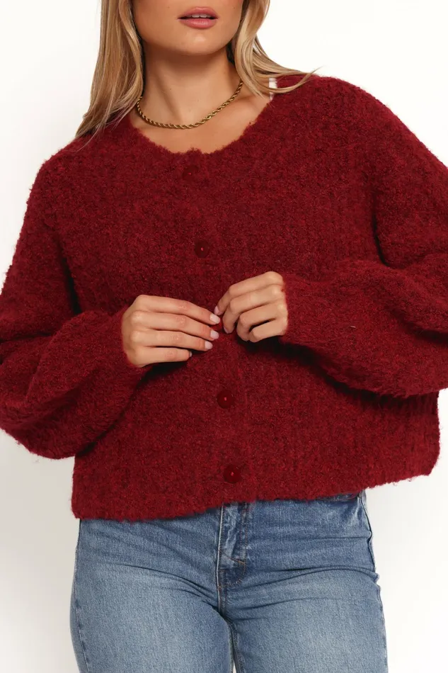 Sweaters Albertine Cardigan Wine Petal and Pup Women